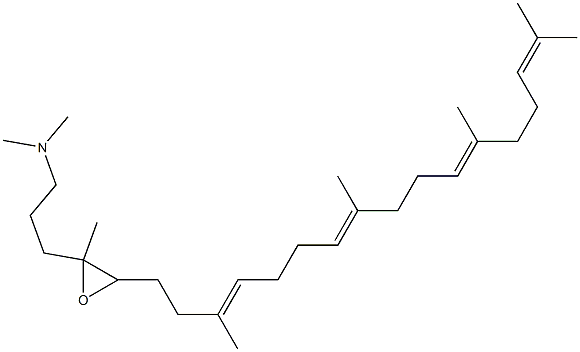 2-aza-2,3-dihydrosqualene N-oxide Struktur