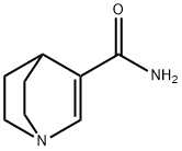 1-Azabicyclo[2.2.2]oct-2-ene-3-carboxamide(6CI,9CI) Structure