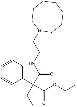 N-[2-[3,4,5,6,7,8-Hexahydroazocin-1(2H)-yl]ethyl]phenylethylmalonamidic acid ethyl ester|