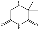 2,6-Piperazinedione,3,3-dimethyl-(6CI) Structure