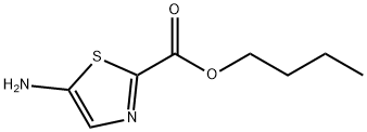 2-Thiazolecarboxylicacid,5-amino-,butylester(6CI) 化学構造式