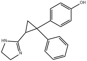 4-hydroxycibenzoline Struktur