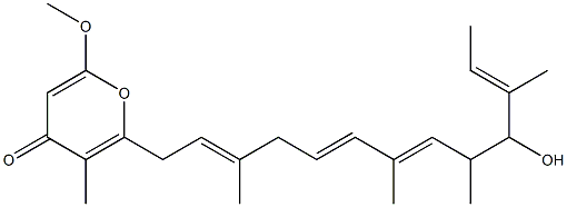 actinopyrone B 结构式