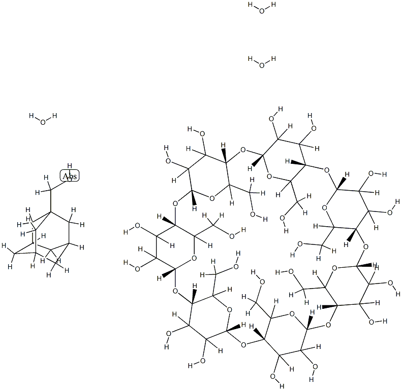 cyclomaltoheptaose-1-adamantanemethanol Structure