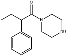 2-phenyl-1-(piperazin-1-yl)butan-1-one Struktur