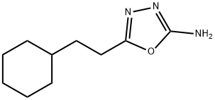 5-(2-cyclohexylethyl)-1,3,4-oxadiazol-2-amine 化学構造式