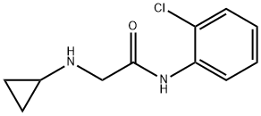 N-(2-chlorophenyl)-2-(cyclopropylamino)acetamide Structure