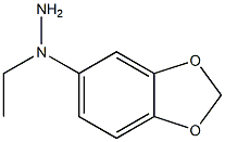 1-(1-(benzo[d][1,3]dioxol-5-yl)ethyl)hydrazine 结构式