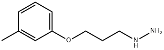1-[3-(3-methylphenoxy)propyl]hydrazine Struktur
