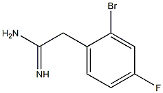 2-(2-bromo-4-fluorophenyl)acetamidine Structure