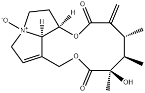 春千里光碱 N-氧化物, 101687-28-9, 结构式