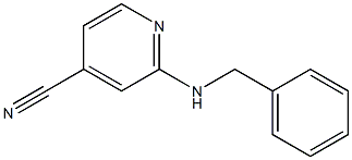 2-(benzylamino)isonicotinonitrile 化学構造式