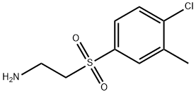 ETHANAMINE,2-[(4-CHLORO-3-METHYLPHENYL)SULFONYL]- 结构式