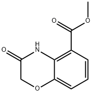 METHYL 3-OXO-3,4-DIHYDRO-2H-BENZO[B][1,4]OXAZINE-5-CARBOXYLATE Structure