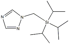 1H-1,2,4-Triazole,1-[[tris(1-methylethyl)silyl]methyl]-(9CI) 结构式