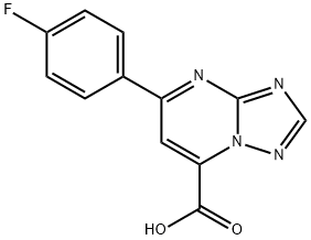 5-(4-fluorophenyl)-[1,2,4]triazolo[1,5-a]pyrimidine-7-carboxylic acid Structure