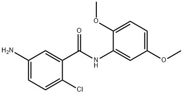 5-amino-2-chloro-N-(2,5-dimethoxyphenyl)benzamide,1018523-29-9,结构式