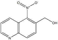 (5-NITRO-QUINOLIN-6-YL)-METHANOL Structure