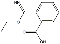 2-(ethoxy(imino)methyl)benzoic acid 化学構造式