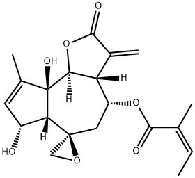 圆叶泽兰素 结构式