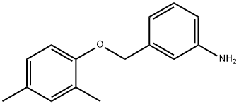 {3-[(2,4-ジメチルフェノキシ)メチル]フェニル}アミン塩酸塩 化学構造式