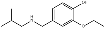 2-ethoxy-4-{[(2-methylpropyl)amino]methyl}phenol Structure