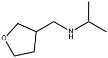 (oxolan-3-ylmethyl)(propan-2-yl)amine Struktur