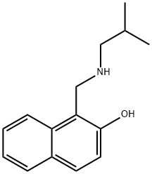 1-{[(2-methylpropyl)amino]methyl}naphthalen-2-ol Structure
