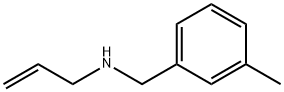[(3-methylphenyl)methyl](prop-2-en-1-yl)amine, 1019537-23-5, 结构式