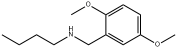 butyl[(2,5-dimethoxyphenyl)methyl]amine, 1019544-47-8, 结构式