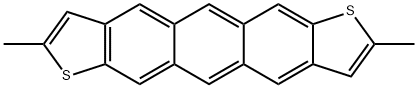 2,8-ジメチルアントラ[2,3-b:6,7-b']ジチオフェン (昇華精製品) 化学構造式