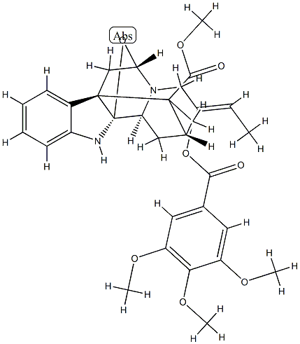 deacetylpicraline 3,4,5-trimethoxybenzoate Structure
