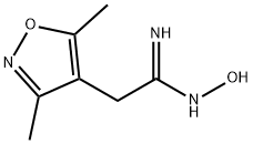 4-Isoxazoleethanimidamide,N-hydroxy-3,5-dimethyl-(9CI) 化学構造式