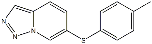 6-P-TOLYLSULFANYL-[1,2,3]TRIAZOLO[1,5-A]PYRIDINE|