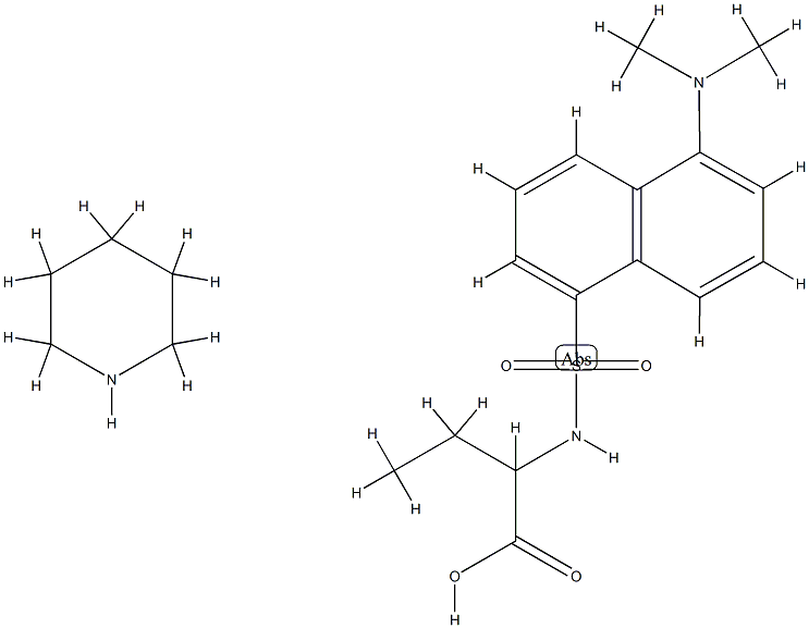 DANSYL-DL-A-AMINO-N-BUTYRIC ACID PIPERID Structure