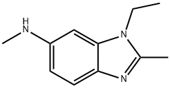 1H-Benzimidazol-6-amine,1-ethyl-N,2-dimethyl-(9CI),102889-17-8,结构式