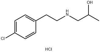 2-Propanol, 1-[[2-(4-chlorophenyl)ethyl]aMino]-, hydrochloride (1:1) Struktur