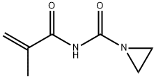 1-Aziridinecarboxamide,N-(2-methyl-1-oxo-2-propenyl)-(9CI) 化学構造式