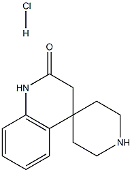 spiro[piperidine-4,4'(1'H)-quinolin]-2'(3'H)-one,hydrochloride 化学構造式