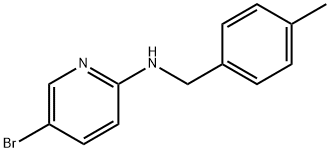 5-bromo-N-[(4-methylphenyl)methyl]pyridin-2-amine Structure