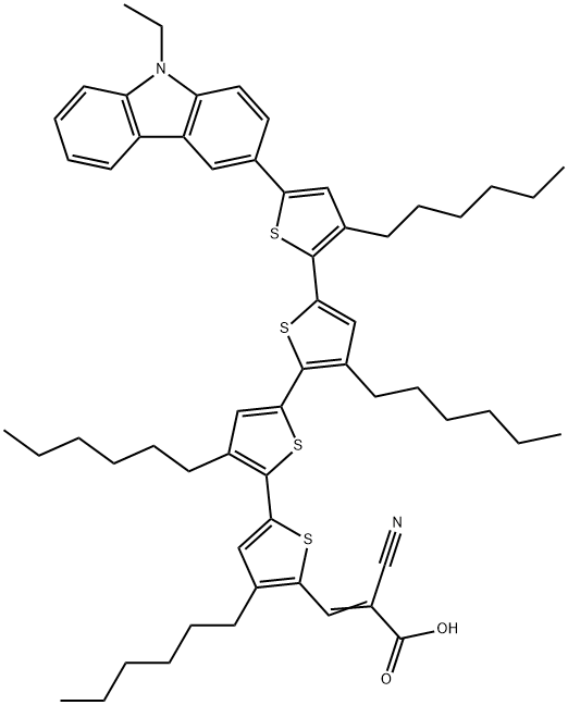 metal free solar cell dye Struktur