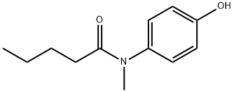 N-(4-羟基苯基)-N-甲基戊酰胺 结构式