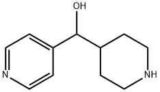 ALPHA-4-PIPERIDINYL-4-PYRIDINEMETHANOL 化学構造式