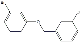 1-bromo-3-[(3-chlorophenyl)methoxy]benzene Structure