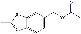 6-Benzothiazolemethanol,2-methyl-,acetate(6CI),103986-15-8,结构式