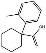 1-(2-甲基苯基)环己烷-1-羧酸, 1039931-32-2, 结构式