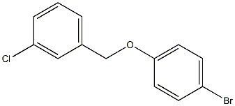 1-bromo-4-[(3-chlorophenyl)methoxy]benzene,1040013-69-1,结构式