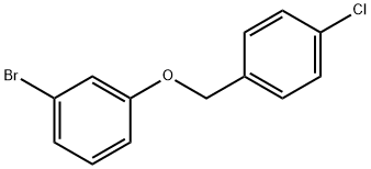 1-bromo-3-[(4-chlorophenyl)methoxy]benzene,1041604-36-7,结构式