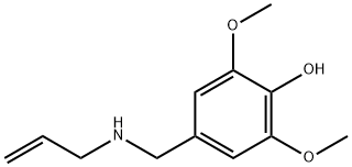 2,6-dimethoxy-4-[(prop-2-en-1-ylamino)methyl]phenol Structure