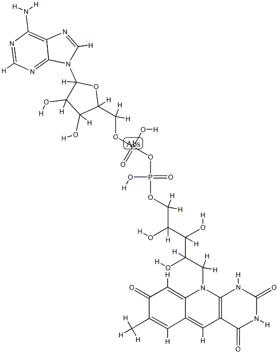 8-demethyl-8-hydroxy-5-deaza-5-carba-FAD 结构式